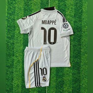 Real Madrid Home Set for Kids 2025/26 Mbappé#10